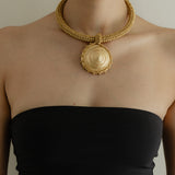 Helia Gold Choker